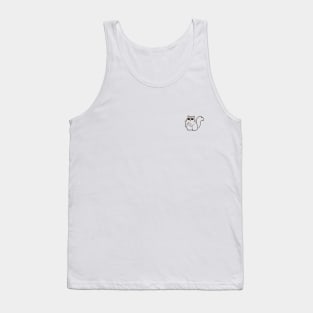 Cat With Middle Finger Tank Top